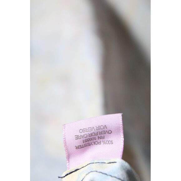 Calypso Saint Barth Womens Satin Paisley Drawstring Midi Dress Navy Orange Small - Picture 4 of 10